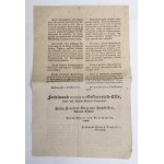 [Galizien] 1836, Dekret über die strikte Vollstreckung von letztwilligen Verfügungen