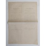 [Galicja] 1849, Okólnik dot. stosunków akatolickich