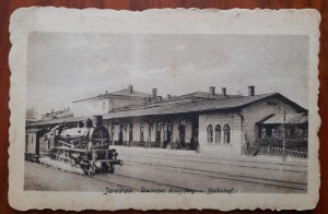 Jarosław.Dworzec kolejowy - Bahnhof.