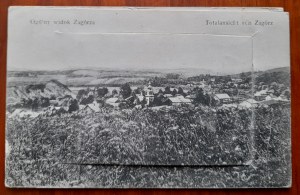 Zagórz.General view.Totalansicht von Zagórz.(leporello).