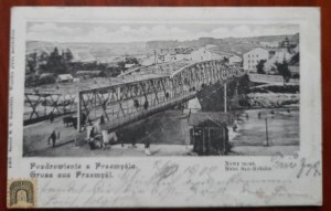 Przemyśl.Gruss aus Przemyśl.New bridge.