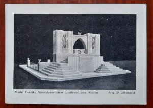 Lubatowa,district of Krosno.Model of the Monument to the Murdered