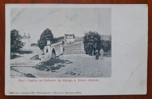 Kalwaria Zebrzydowska.Il ponte e la cappella sul fiume Cedron in cui fu gettato p. Gesù.
