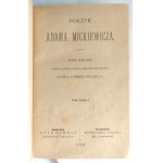 Mickiewicz, Pan Tadeusz, 1888 gebunden von Kurtiak und Ley.