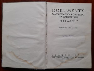 Dokumenty Nejvyššího národního výboru 1914-1917