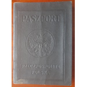 Republic of Poland.Passport to Sobanska Helena zawisko.