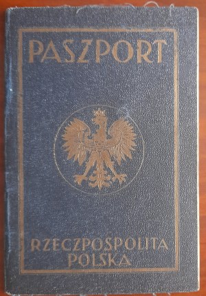Rzeczpospolita Polska.Paszport na nazwisko Dudek Bronisław