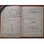 Military passbook in the name of Józef Kopeć