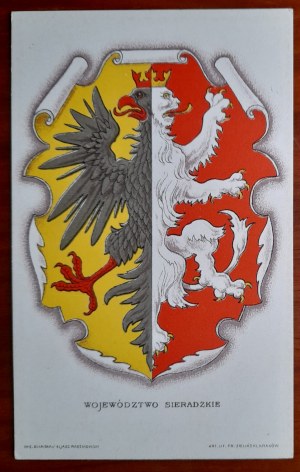 Coats of arms of provinces:Sieradz province.Drawing.Stanislaw Eljasz Radzikowski.