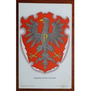 Wappen der Provinzen: Provinz Plock, gezeichnet von Stanisław Eljasz Radzikowski.