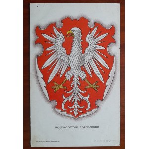 Wappen der Provinzen: Provinz Poznań. Gezeichnet von Stanisław Eljasz Radzikowski.