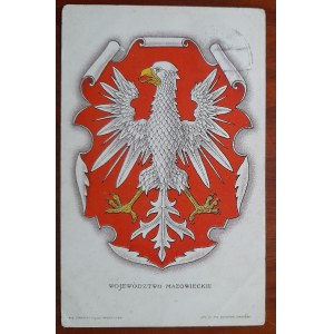 Wappen der Provinzen: Woiwodschaft Mazowieckie. Abb. Stanisław Eljasz Radzikowski.