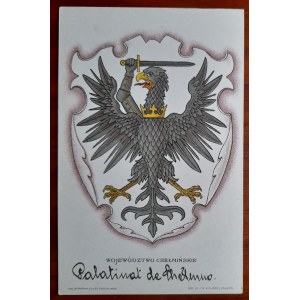 Wappen der Provinzen: Provinz Chelmno. Gezeichnet von Stanisław Eljasz Radzikowski.