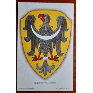 Wappen der Provinzen: das Herzogtum Wrocław. Gezeichnet von Stanisław Eljasz Radzikowski.