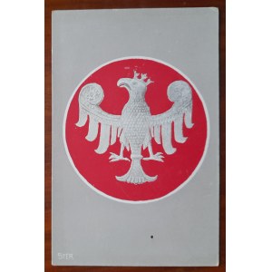 Polnische Adler:Adler aus der Zeit von Władysław dem Kurzen. Gezeichnet von Stanisław Eljasz Radzikowski.