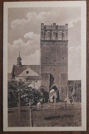 Sandomierz,Opatowska Gate-remainder of former city walls( (14th century).
