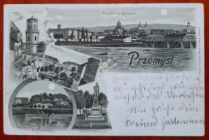 Przemyśl.Five views (lithograph)