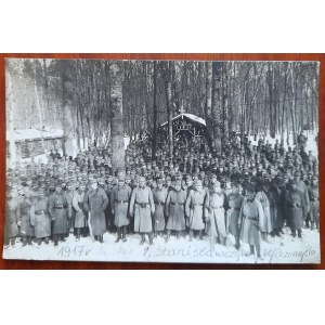 Stanisławczyk k. Przemyśl.Un gruppo di soldati 1917.