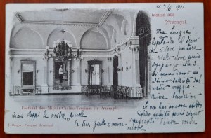 Przemyśl.Gruss au Przemyśl.Ballroom in the wax casin.Circulation 1901.