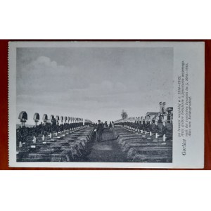 Gorlice - Nach dem Einmarsch der Russen 1914-15 - Allee der Heldengräber auf dem Kriegsfriedhof
