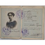 Carte d'identité de Jadwiga Kreczyńska, née le 5 avril 1884 à Varsovie, enseignante.