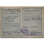 ID card of Jadwiga Kreczynska, born April 5, 1884 in Warsaw, a teacher