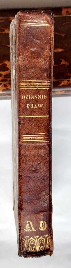 Journal of Laws Volume I Duchy of Warsaw, 1810.