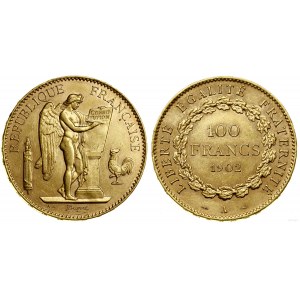 Francja, 100 franków, 1902 A, Paryż