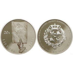 Litva, 20 eur, 2021, Vilnius