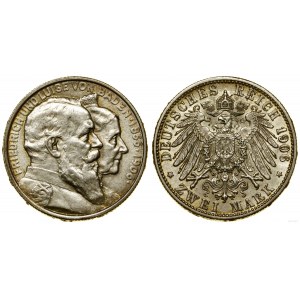 Niemcy, 2 marki, 1906, Karlsruhe