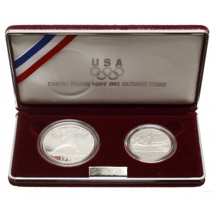 United States of America (USA), set of 2 coins, 1992, San Francisco