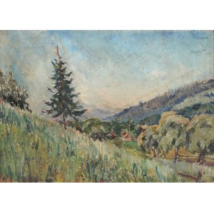 Mieczyslaw JANIKOWSKI (1912-1968), Landscape with Pine.