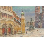 Aleksander TROJKOWICZ (1916-1985), Kraków - Rynek w zimie