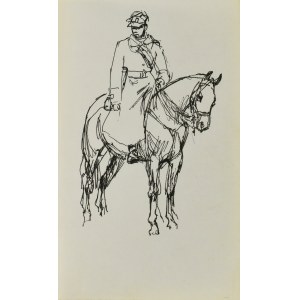 Ludwik MACIĄG (1920-2007), Lancer on horseback