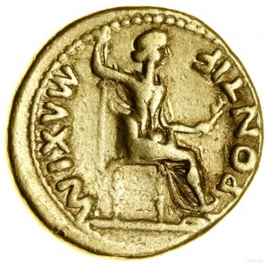 Aureus, (ca. 14-17), Lugdunum (Lyon); Av: Head of the Emperor....