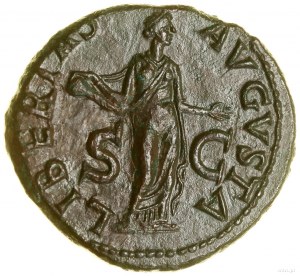 As, (c. 50-54), Roma; Av: testa di imperatore a sinistra, TI CLA....