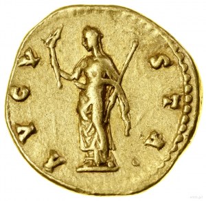 Aureus posthum, (141-161), Rom; Av: Büste des Kaisers...