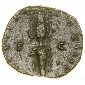 Dupondius, (177), Řím; Av: Hlava císaře s korunou z paprsků...
