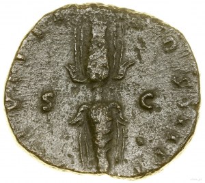 Dupondius, (177), Rome ; Av : Tête de l'empereur portant une couronne de rad...