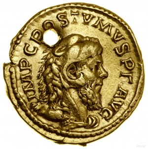 Aureus, (asi 267), Colonia Agrippina (?); Av: poprsí...