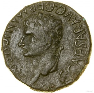 As, (37-41), Ségovie ; Av : tête d'empereur dans une couronne de laurier....