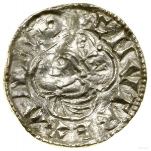 Quatrefoil denarius, (1018-1024), Hertford, minter L....