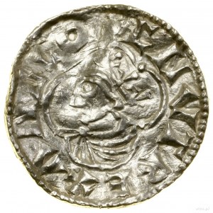 Viergiebiger Denar, (1018-1024), Hertford, Münster L...