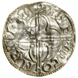 Quatrefoil denarius, (1018-1024), Hertford, minter L....