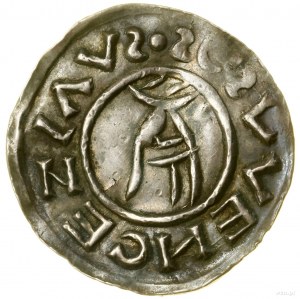 Denarius, Prague; Av: Bust in front, BRΛCIZIΛVS - DVX....