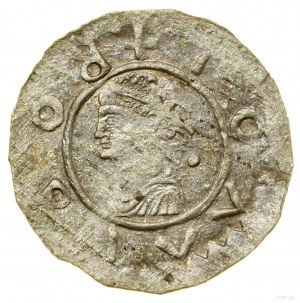 Denár, (1100-1107); Av: Busta zľava, + BORIVVOI (w...
