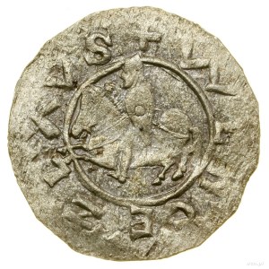 Denarius, (1100-1107); Av: Bust left, + BORIVVOI (in...