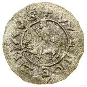 Denar, (1100-1107); Aw: Popiersie w lewo, + BORIVVOI (w...