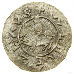 Denár, (1100-1107); Av: poprsí vlevo, + BORIVVOI (w...