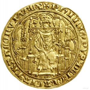 Chaise d’or, (1346); Aw: Władca siedzący na wprost, na ...